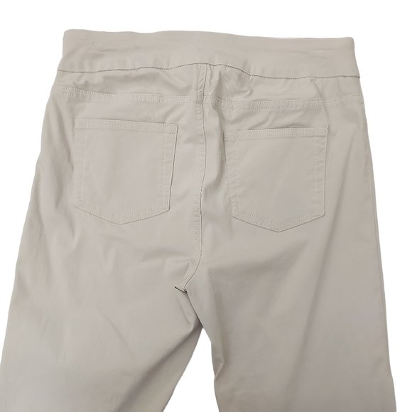 Soft Surroundings Pants Womens Small Beige Ankle Pull On Straight Tummy Control - Picture 5 of 12